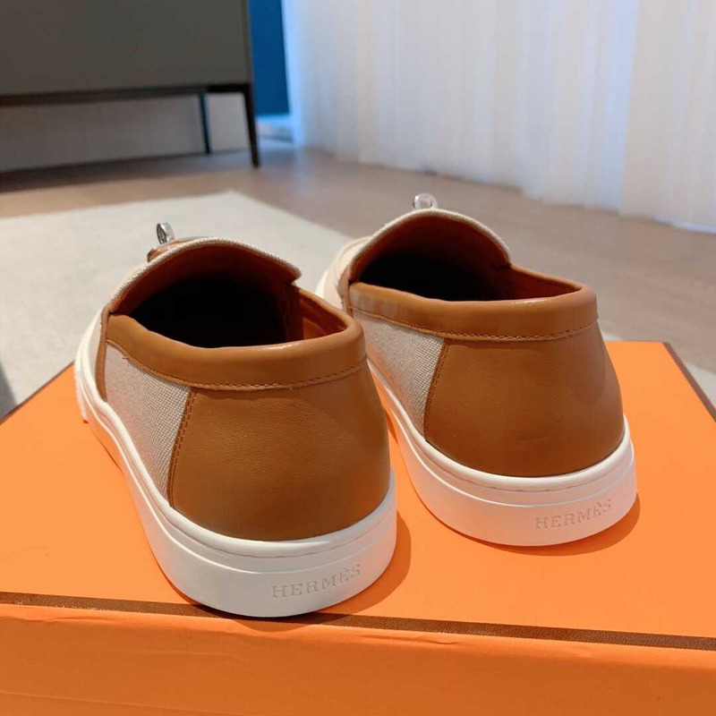 H**mes game easy sneakers beige