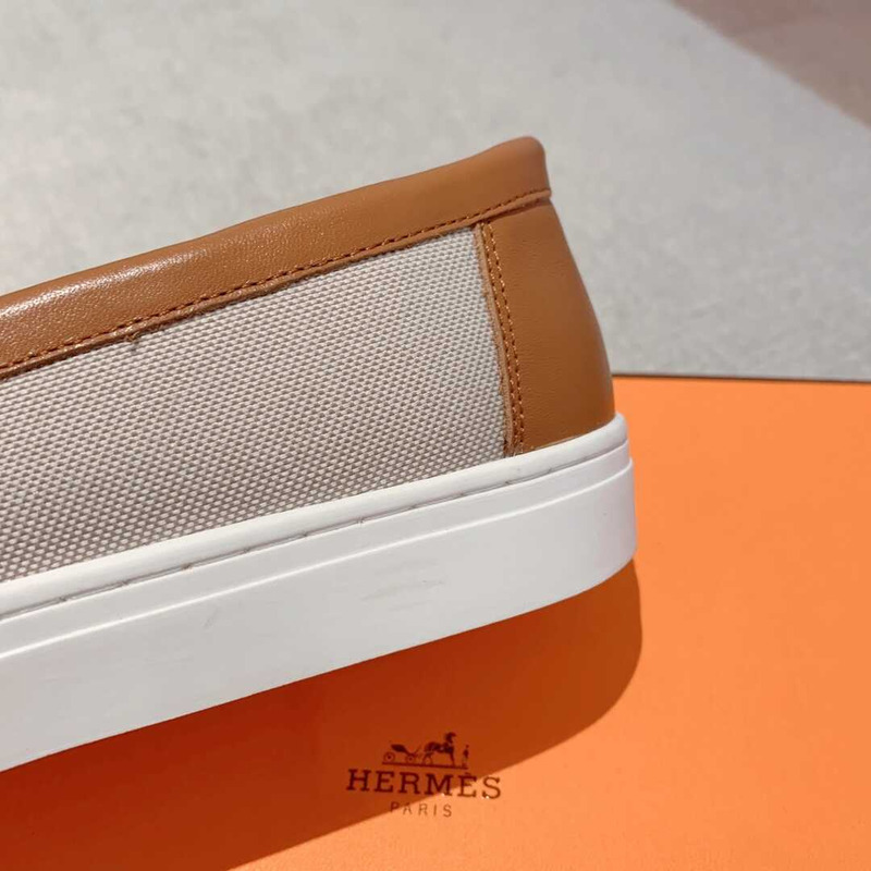 H**mes game easy sneakers beige