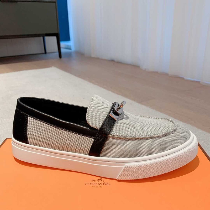 H**mes game easy sneakers grey