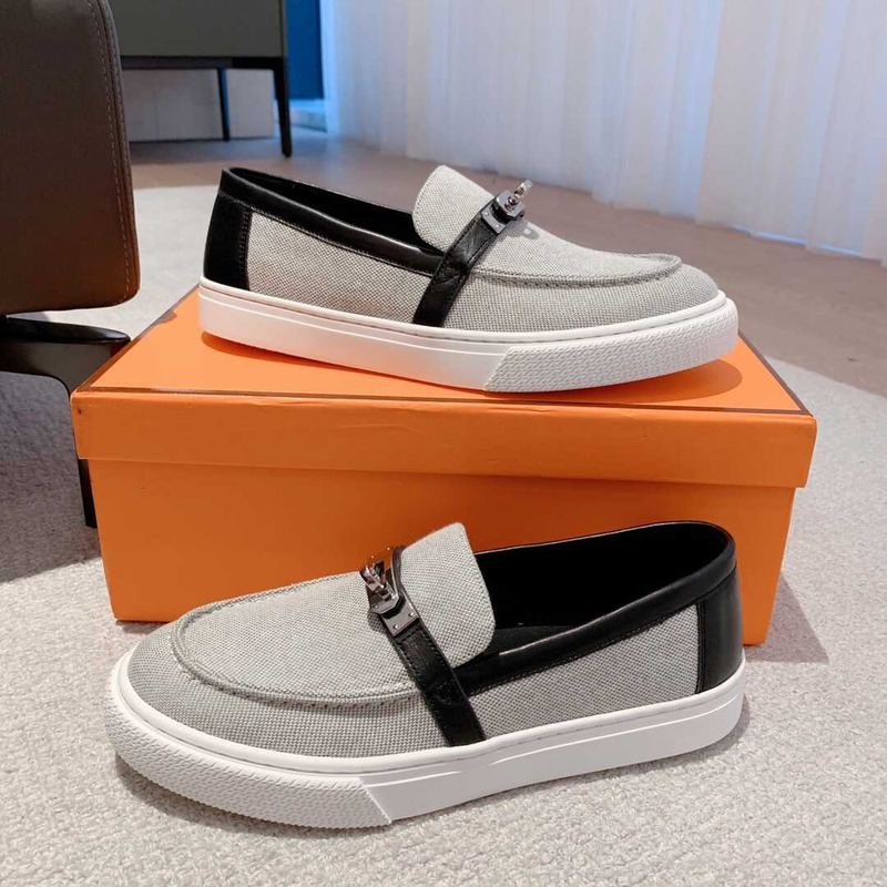 H**mes game easy sneakers grey