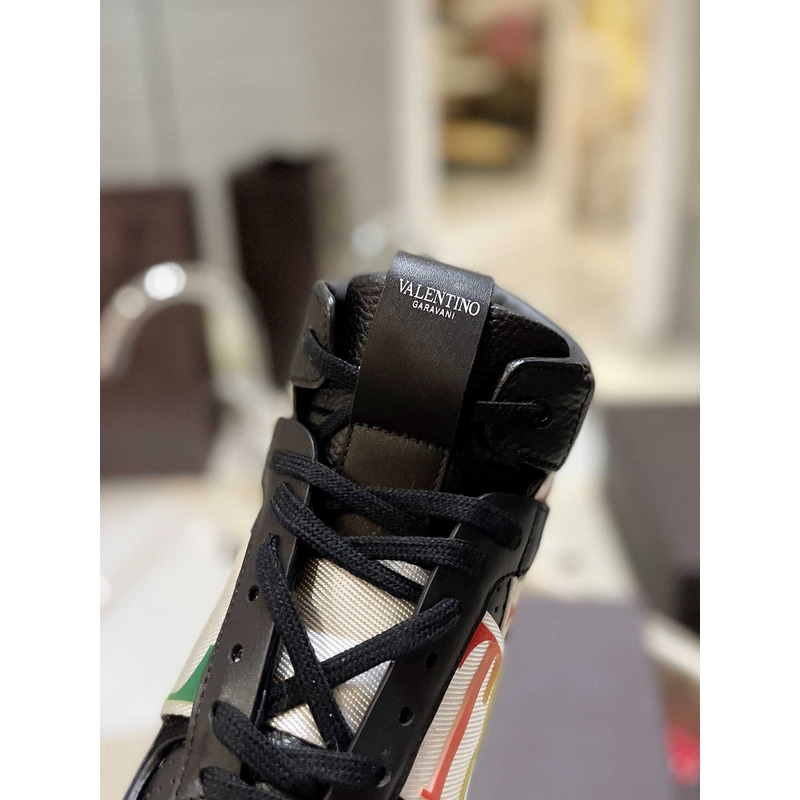 Valentino VLTN High Top Sneaker Black