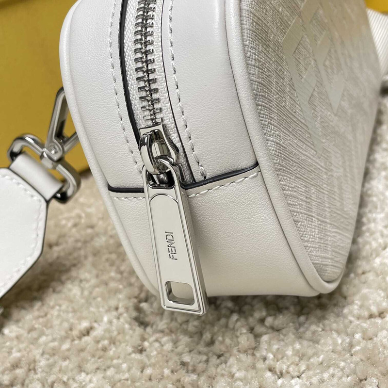 F**di messenger bag men white