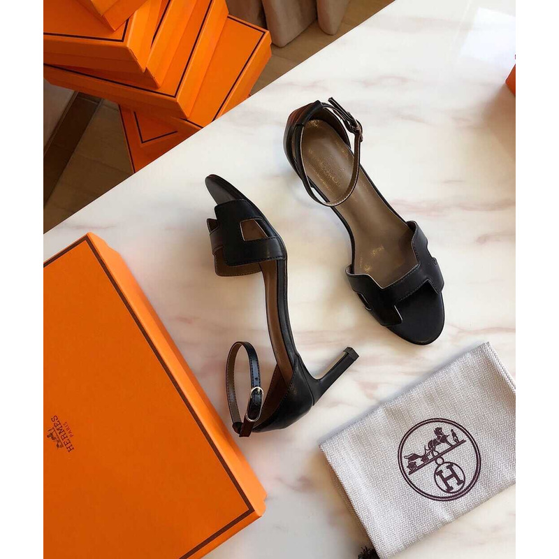 H**mes legend sandal black