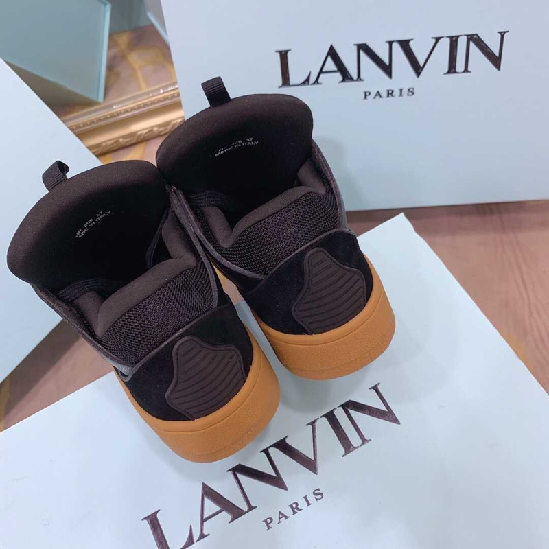 Lanvin Pre-owned Leather Curb Black And Yellow