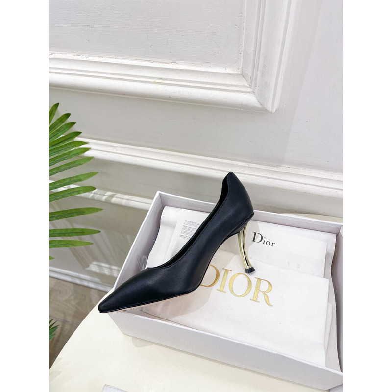 D*or leather heels black