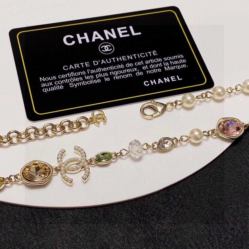 ch*el pearl crystal cc Di*m*nd gold