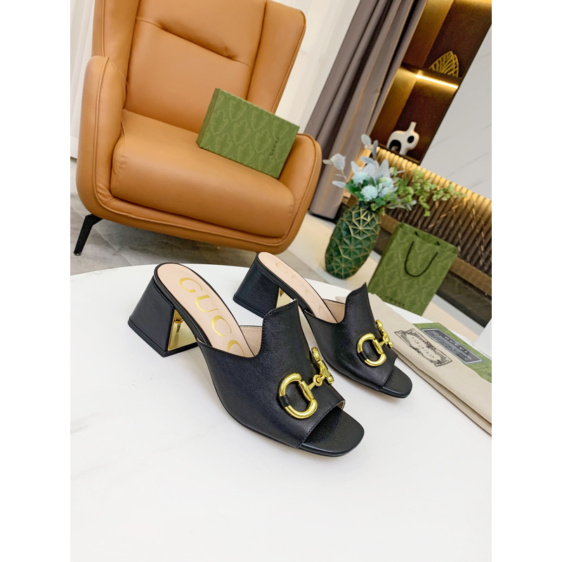 G*u*i women`s slide sandal with horsebit