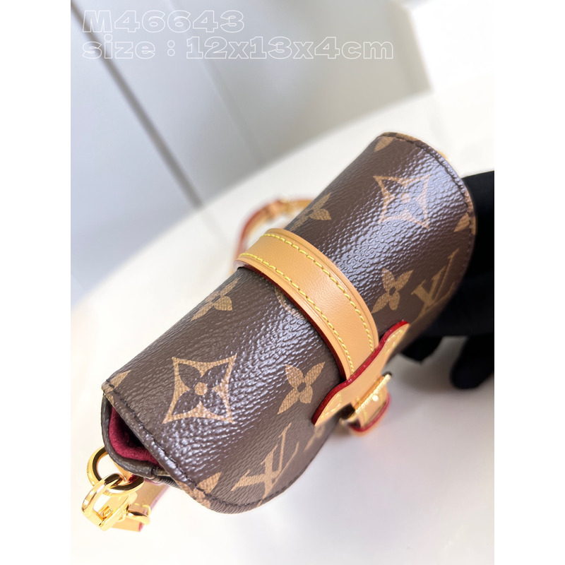 l**is V*t*n chantilly pm shoulder crossbody bag brown monogram