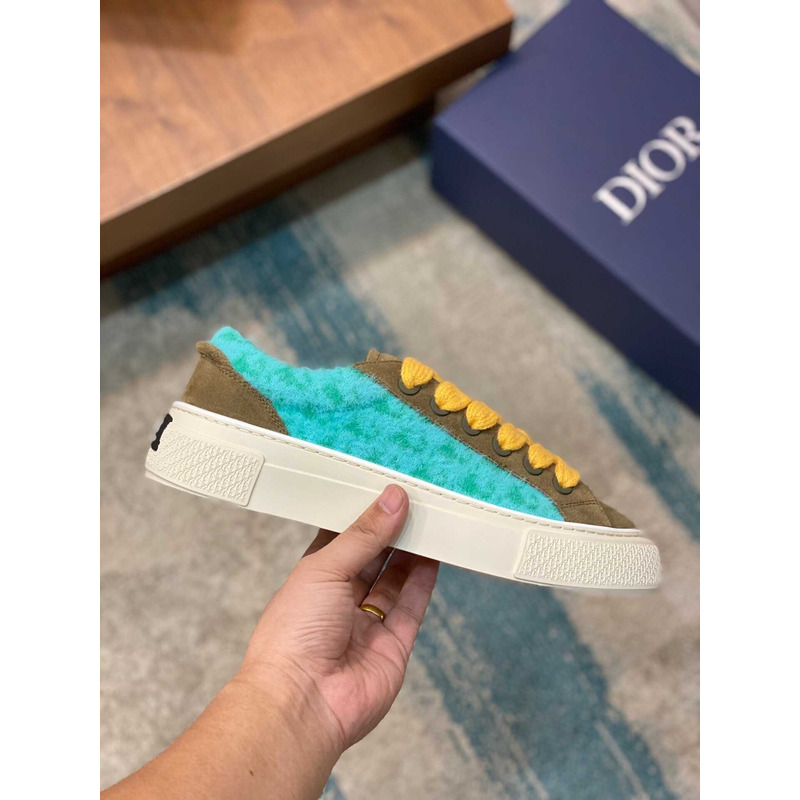 D*or b33 sneakers D*or oblique jacquard and suede multi color