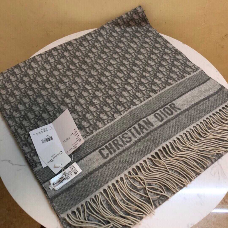 D*or  ch**an oblique scarf gray