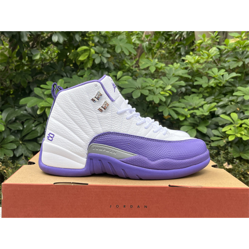 Air Jordan 12 Sneakers Purple White