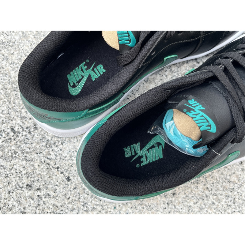 Jordan Air Jordan 1 Low Black And Green
