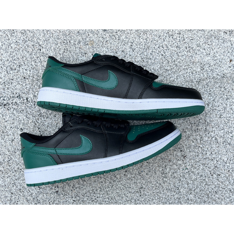 Jordan Air Jordan 1 Low Black And Green
