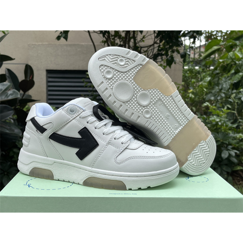 Off White Out Of Office Lace-Up Sneakers White