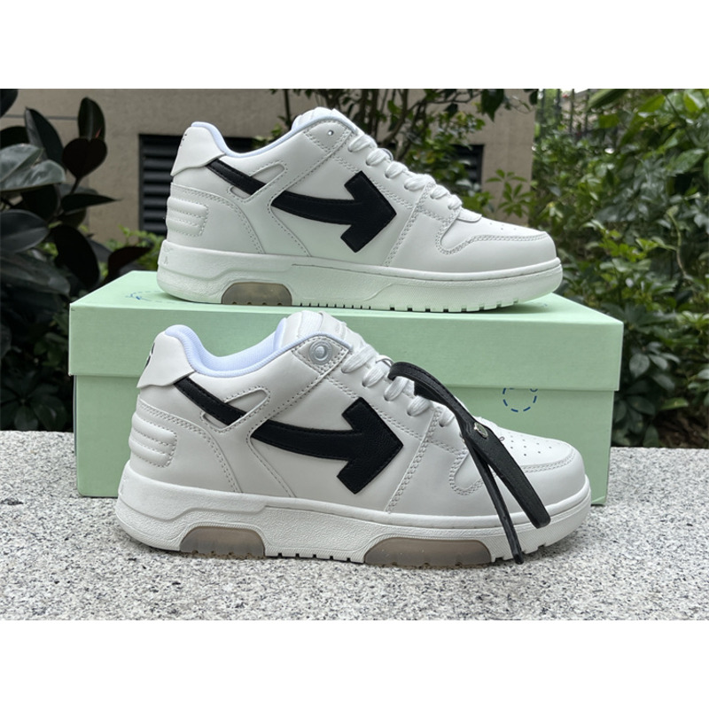 Off White Out Of Office Lace-Up Sneakers White