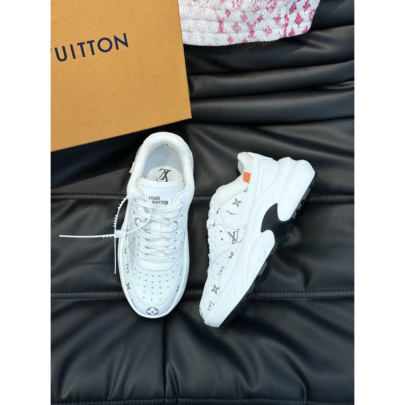 l**is V*t*n monogram x nike sneakers white
