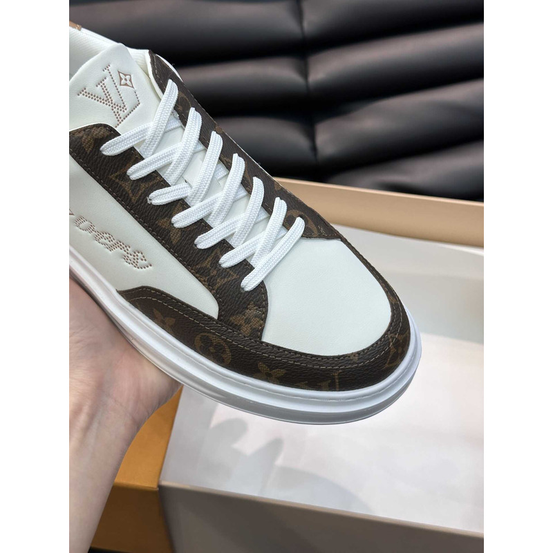 l**is V*t*n printed pattern trainer sneaker with logo multicolor