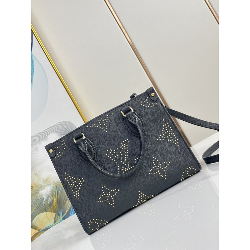 l**is V*t*n onthego pm empreinte grained cowhide leather black