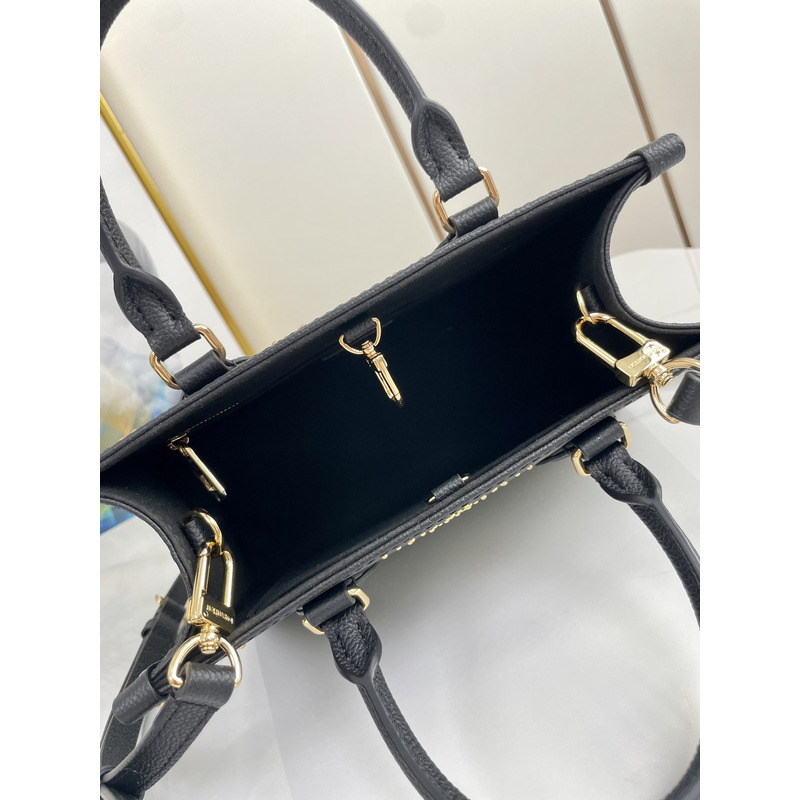 l**is V*t*n onthego pm empreinte grained cowhide leather black