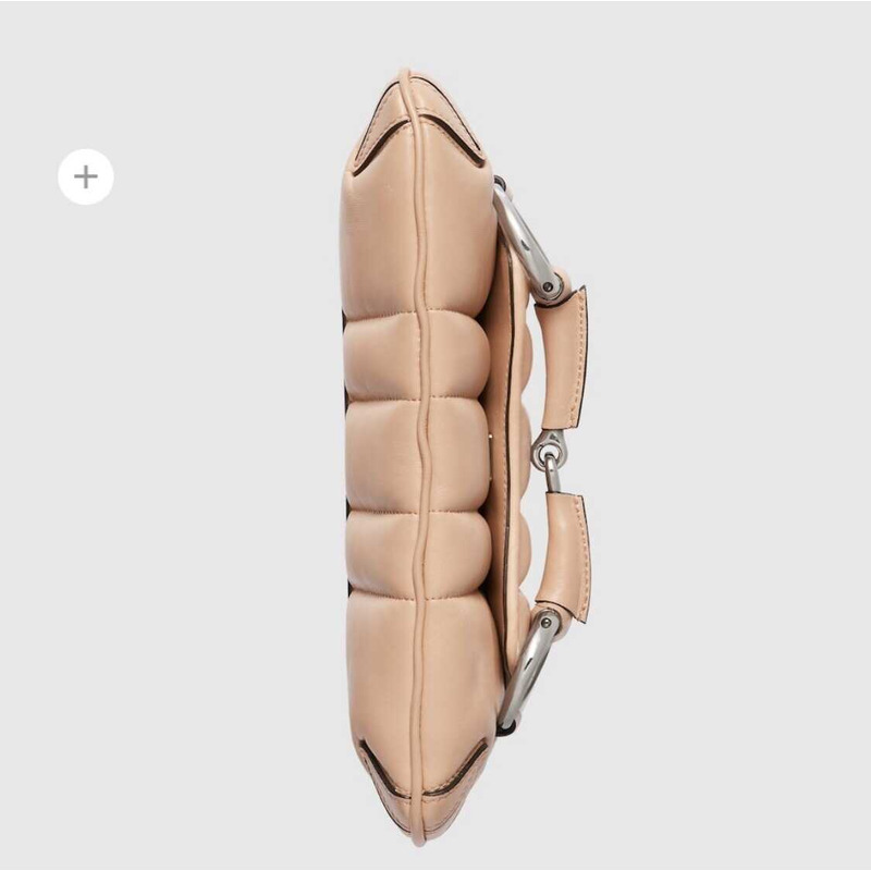 G*u*i horsebit chian small shoulder bag rose beige