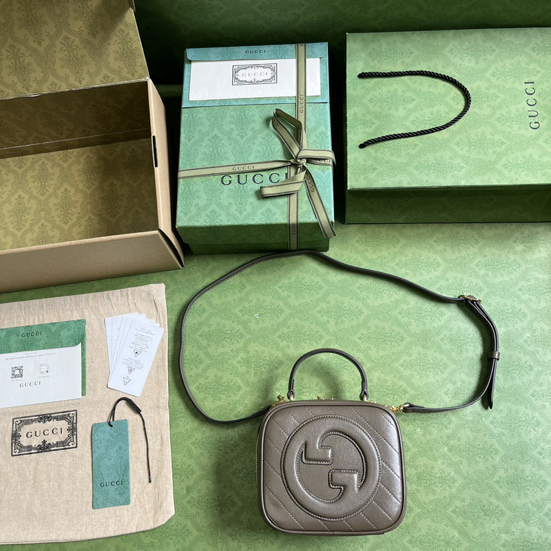 G*u*i blondie series handbag grey