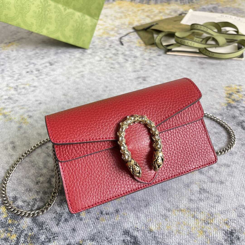 g*u*i dionysus gg S*per mini bag red