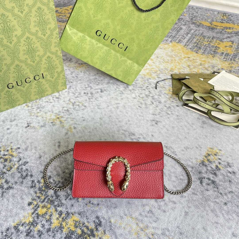 g*u*i dionysus gg S*per mini bag red