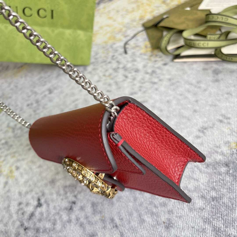 g*u*i dionysus gg S*per mini bag red