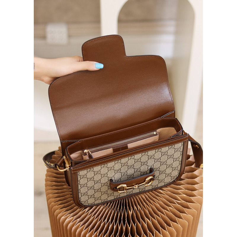 G*u*i horsebit 1955 small bag brown