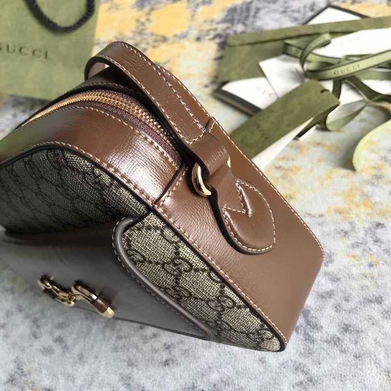 G*u*i horsebit 1955 schultertasche bag brown