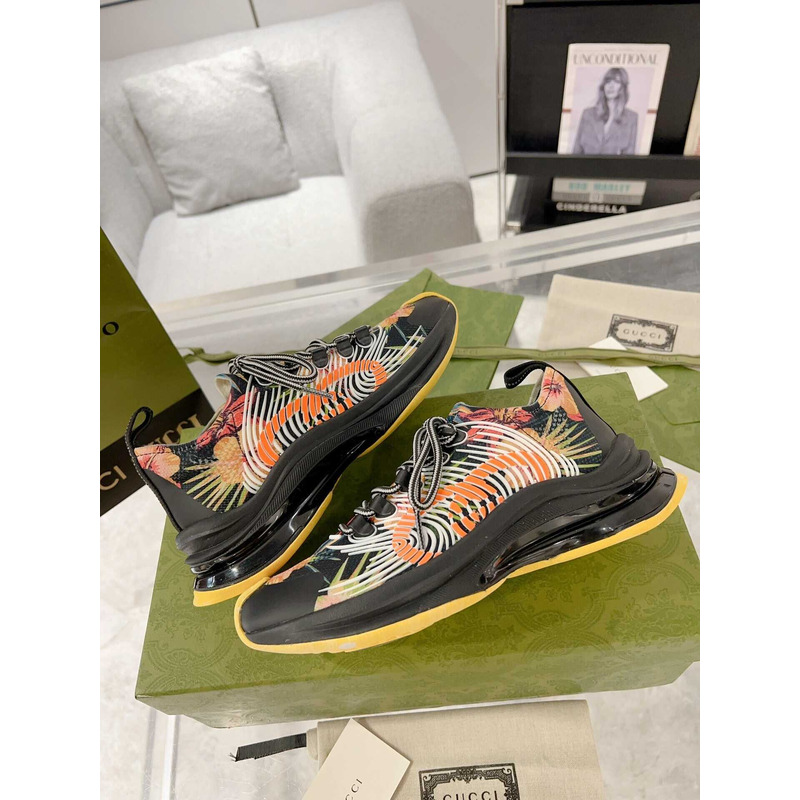 G*u*i run floral print sneakers multi