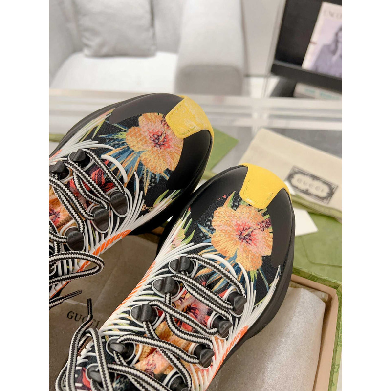 G*u*i run floral print sneakers multi