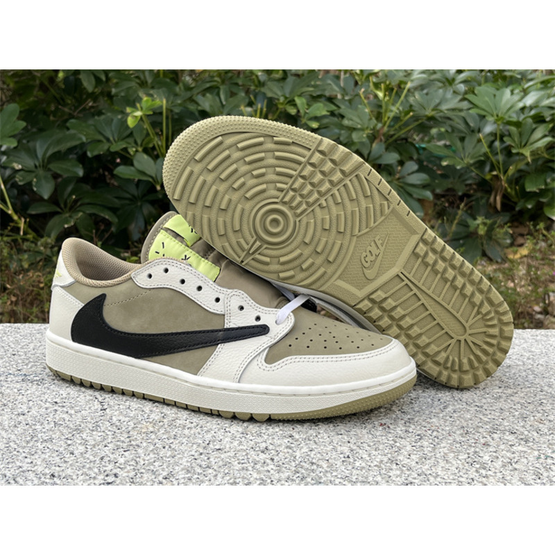 Jordan 1 Retro Low Golf Travis Scott Neutral Olive