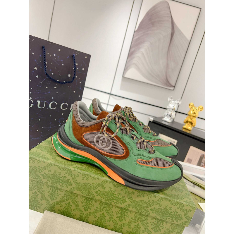 G*u*i run herrensneakers grünes