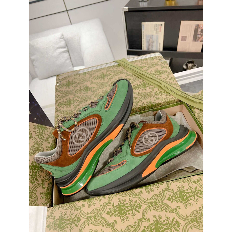 G*u*i run herrensneakers grünes