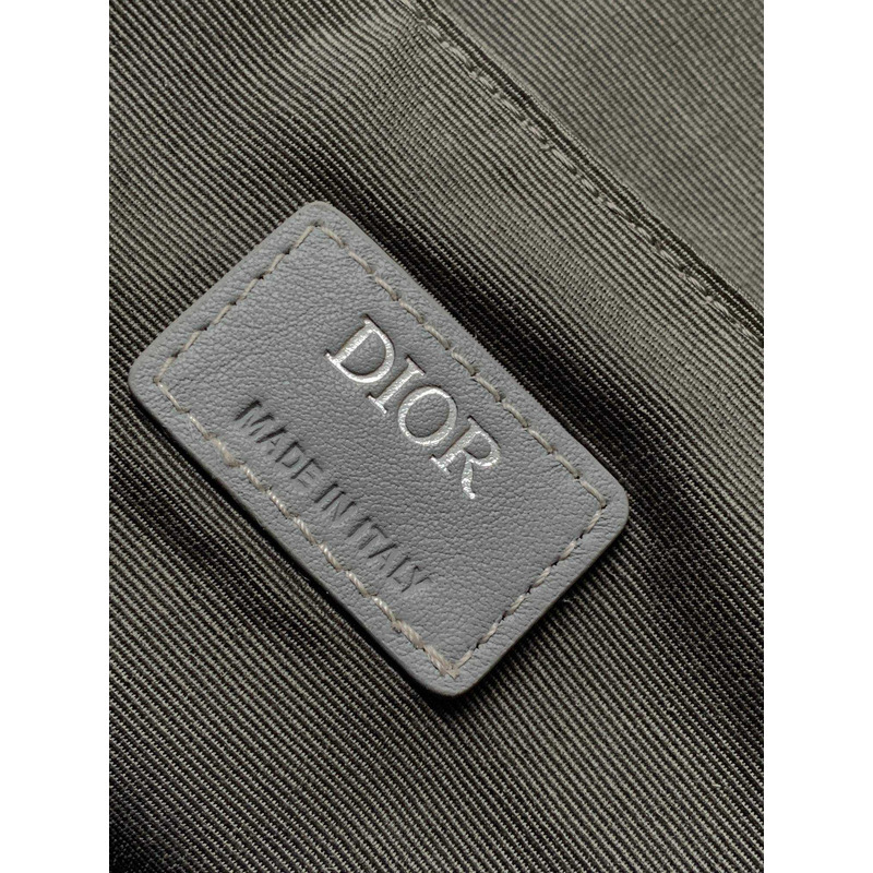 d*or hit the road bag with strap d*or gray cd Di*m*nd canvas