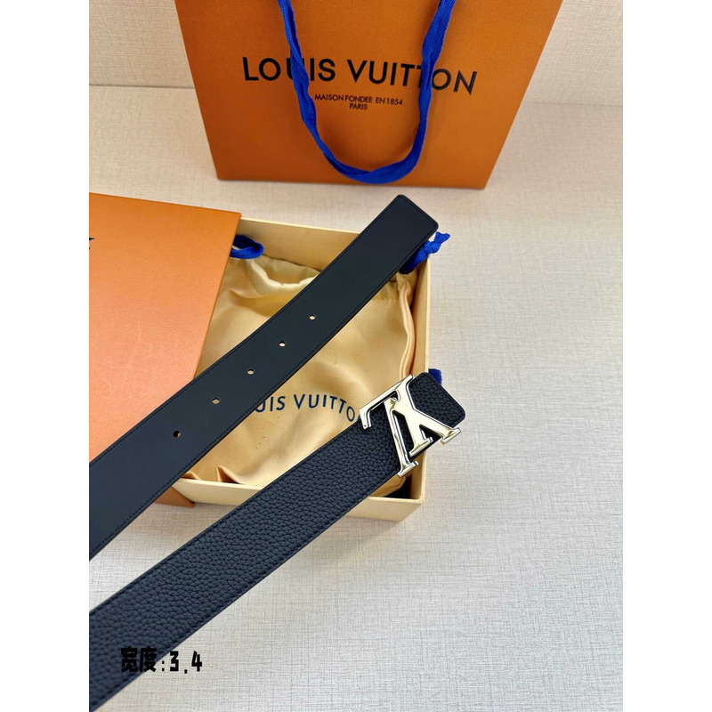l**is V*t*n initiales 40mm reversible belt black