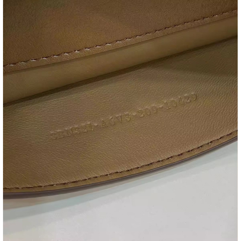 F**di peekaboo brown handbag