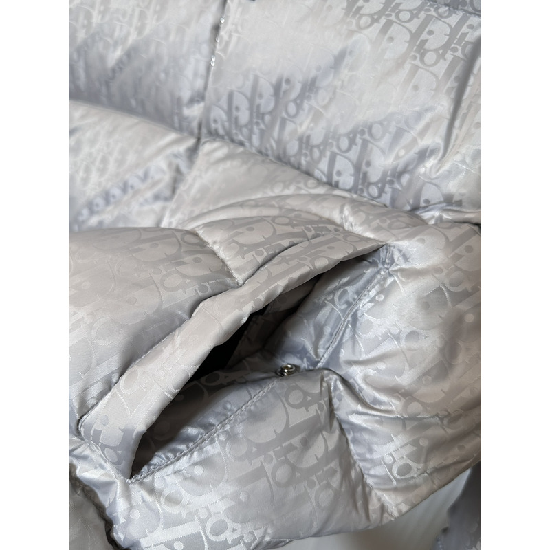 D*or grey unisex down jacket