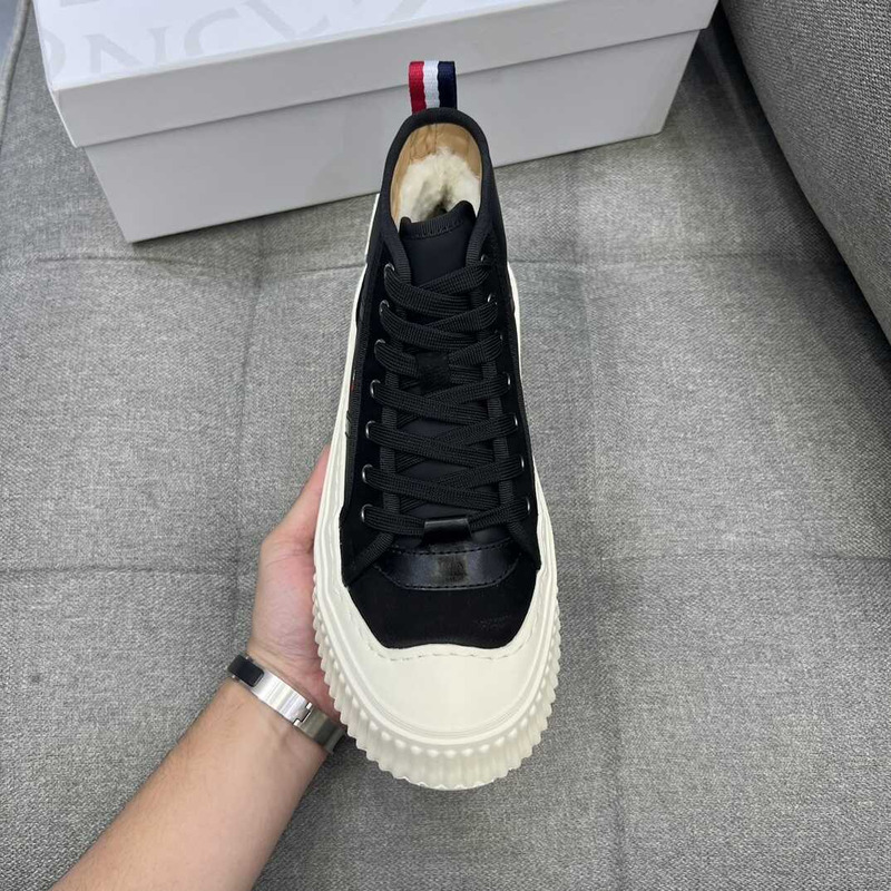 Moncler High Top Sneakers Black