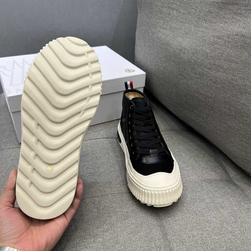 Moncler High Top Sneakers Black