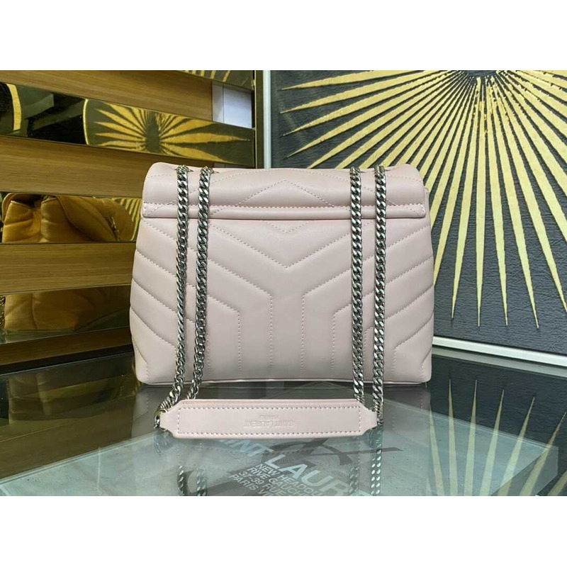 Saint Laurent Loulou Small In Quilted Leather Envelope Bag Blanc Vintage