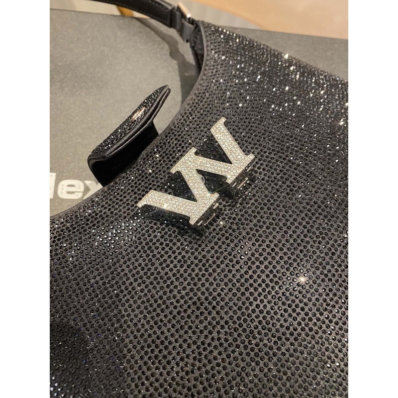 Alexander Wang Denim Mini Shoulder Bag Black