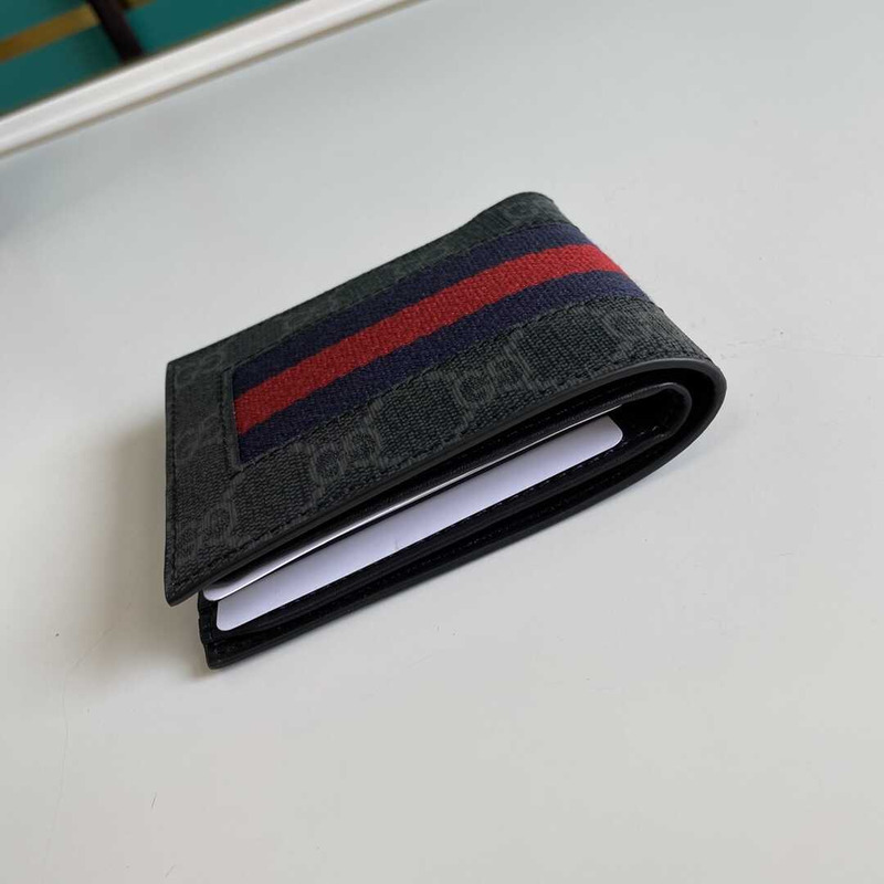g*u*i web gg S*p*e wallet brown black