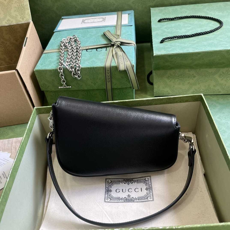 G*u*i horsebit 1955 mini shoulder bag black
