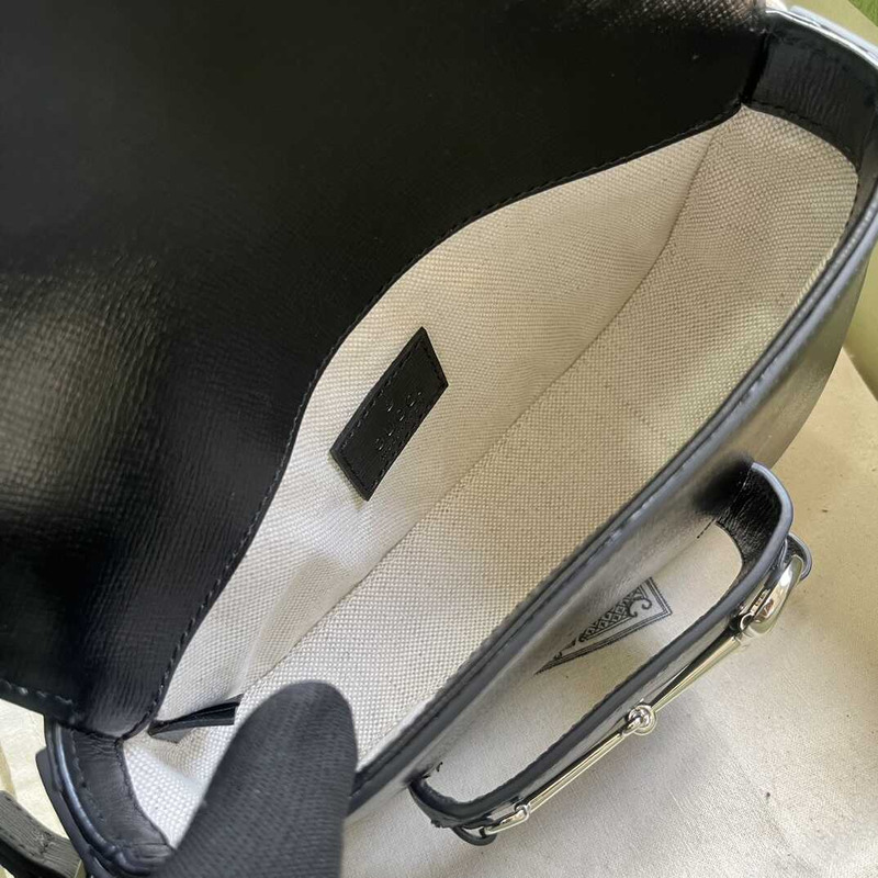 G*u*i horsebit 1955 mini shoulder bag black