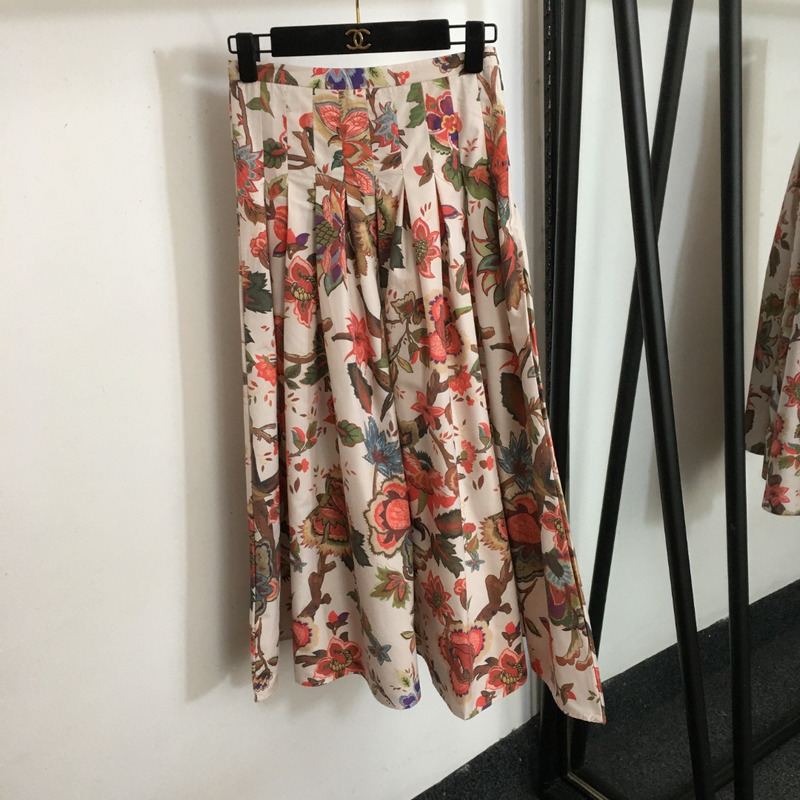 ch**an D*or flower patterns blouse