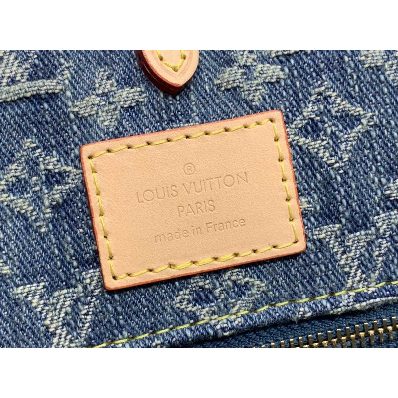 l**is V*t*n onthego mm tote bag denim blue