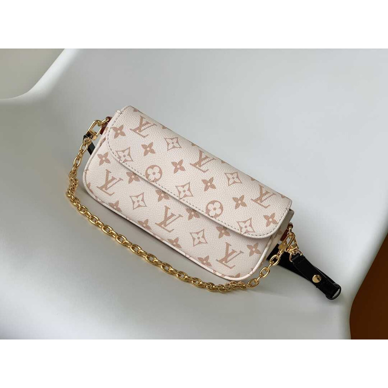 l**is V*t*n wallet on chain ivy shoulder bags monogram dune