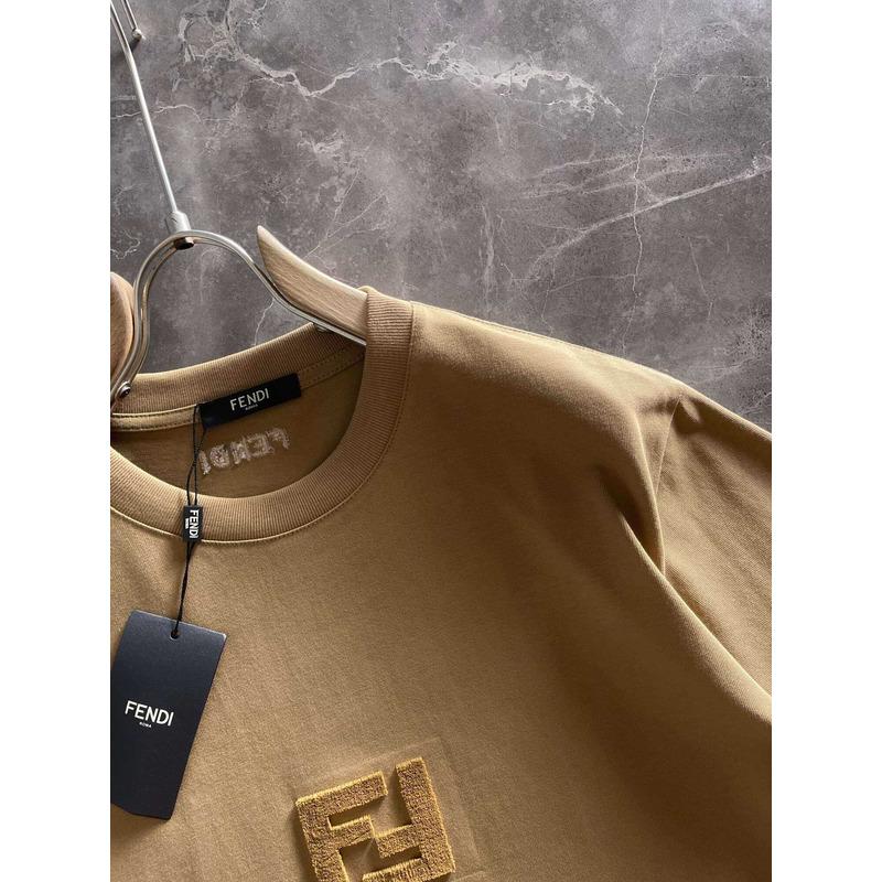 F**di logo t-shirt beige